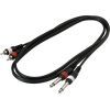 Інсертний кабель RockCable Patch Cable - 2 x RCA to 2 x TS Jack (1.5m) (RCL 20932 D4) зображення 3