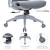 Офисное кресло OfficePro Elegant OC660-W-LG-LG (OC660-W-LG-LG) изображение 11