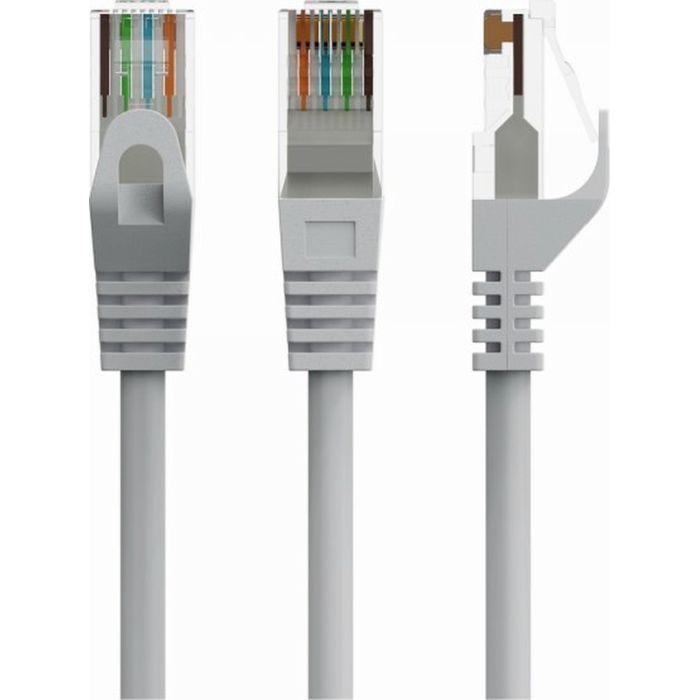Патч-корд 3м UTP cat 6 CU gray Cablexpert (PP6U-CU-3M)