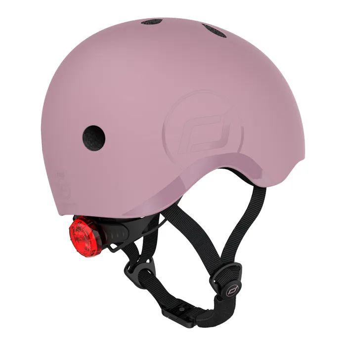 Шлем Scoot&Ride пастельно-бузковий з ліхтариком 51-53см (SR-190605-WILDBERRY) изображение 2
