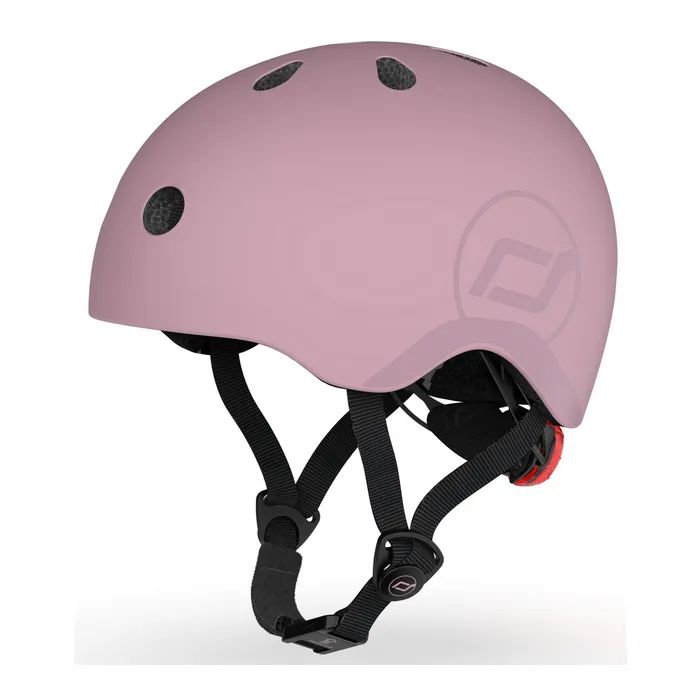 Шлем Scoot&Ride пастельно-бузковий з ліхтариком 51-53см (SR-190605-WILDBERRY) изображение 7