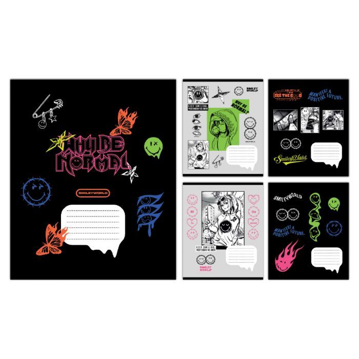 Зошит Yes Smiley World Anime А5 48 аркушів клітинка (767654)