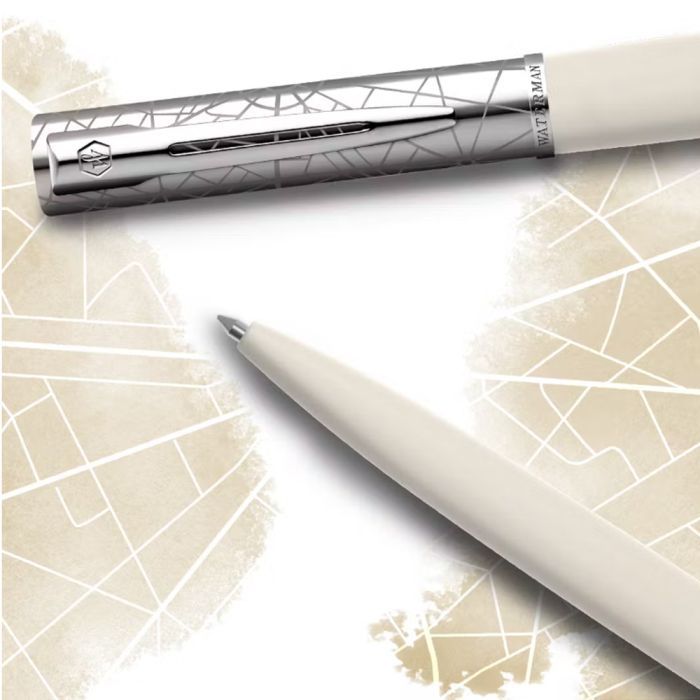 Ручка кулькова Waterman ALLURE Deluxe White CT BP (23 403) зображення 4
