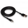 Дата кабель USB 2.0 AM to Micro 5P 1.0m 3A black XO (NB112-M-BK) изображение 2