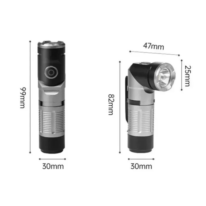 Фонарь Naturehike з кліпсою CNK2450ZM013, чорно-сірий (6976507668521) изображение 2