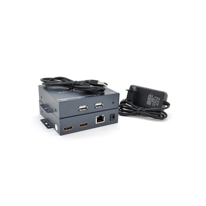 Адаптер HDMI extender 200m CAT5E/6 1080P 3D USB control Voltronic (YT-SCPE HDM-200m1080Р-USB)