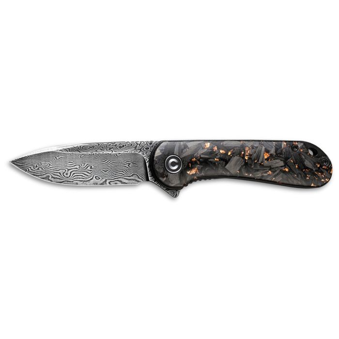Нож Civivi Elementum, Damascus, Carbon Fiber/G10 (C907DS)