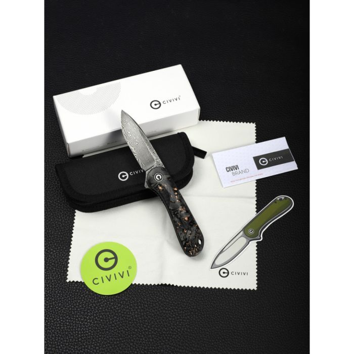 Нож Civivi Elementum, Damascus, Carbon Fiber/G10 (C907DS) изображение 9