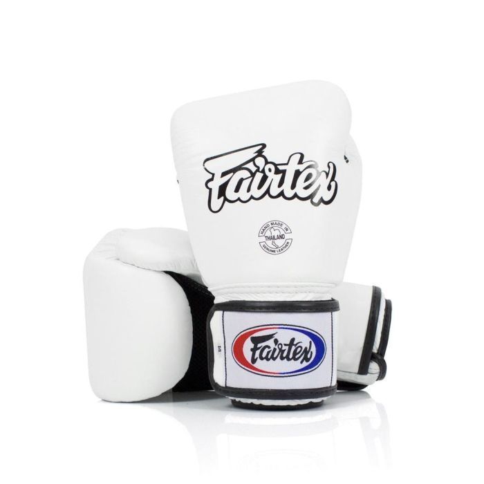 Боксерские перчатки Fairtex BGV1 White 14 унцій (бинти в комплекті) (BGV1_14oz_White) изображение 2