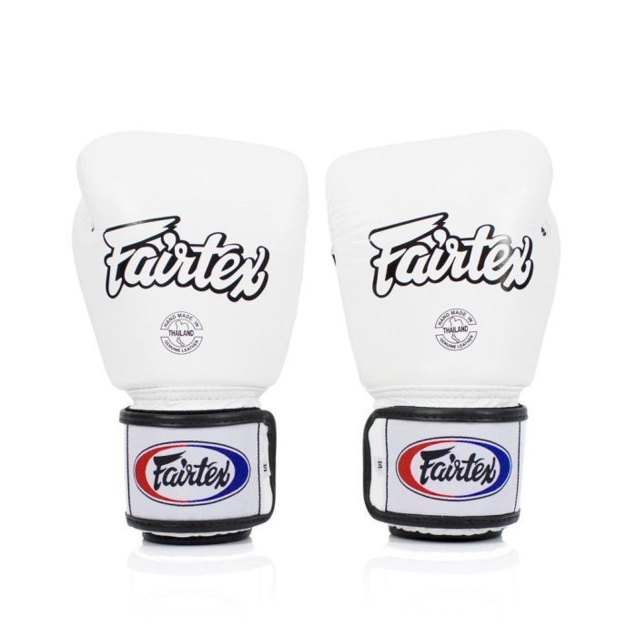 Боксерские перчатки Fairtex BGV1 White 14 унцій (бинти в комплекті) (BGV1_14oz_White) изображение 3