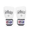 Боксерские перчатки Fairtex BGV1 White 14 унцій (бинти в комплекті) (BGV1_14oz_White) изображение 3