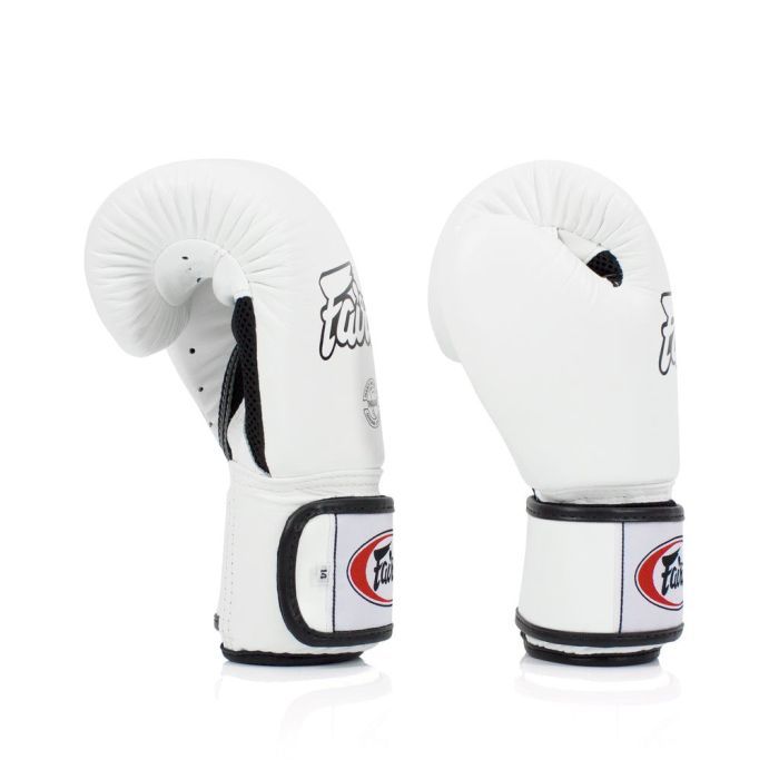 Боксерские перчатки Fairtex BGV1 White 14 унцій (бинти в комплекті) (BGV1_14oz_White) изображение 5