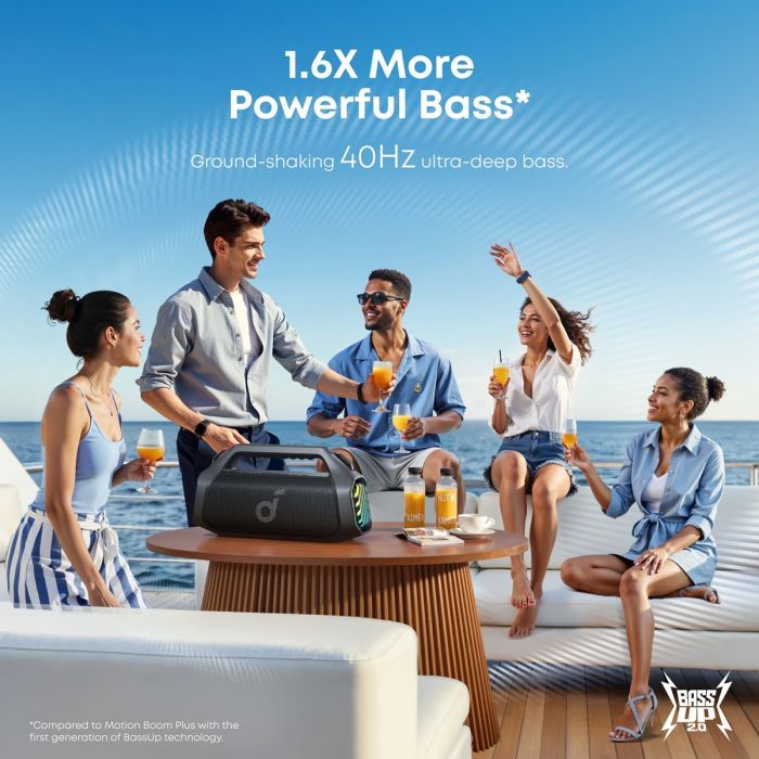 Акустична система Anker SoundСore Boom 2 Pro Black (A3134A11) зображення 2