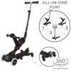 Самокат Globber Go Up Deluxe Lights 5 в 1 колеса з підсвіткою Чорний (646-720-2) зображення 9