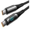 Дата кабель USB-C to USB-C 1.0m 100W Digital Display black Essager (ES-XCTT1-YD01) зображення 2