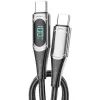 Дата кабель USB-C to USB-C 1.0m 100W Digital Display black Essager (ES-XCTT1-YD01) зображення 3