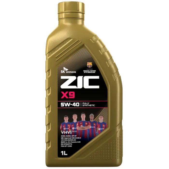 Моторное масло ZIC 5W-40 X9 1л (132613)