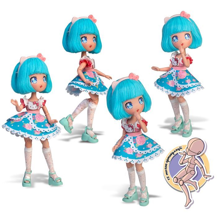 Лялька 4SF Manga Dolls серії Hello Kitty – Красуня Пінк (HKTF0300) зображення 6