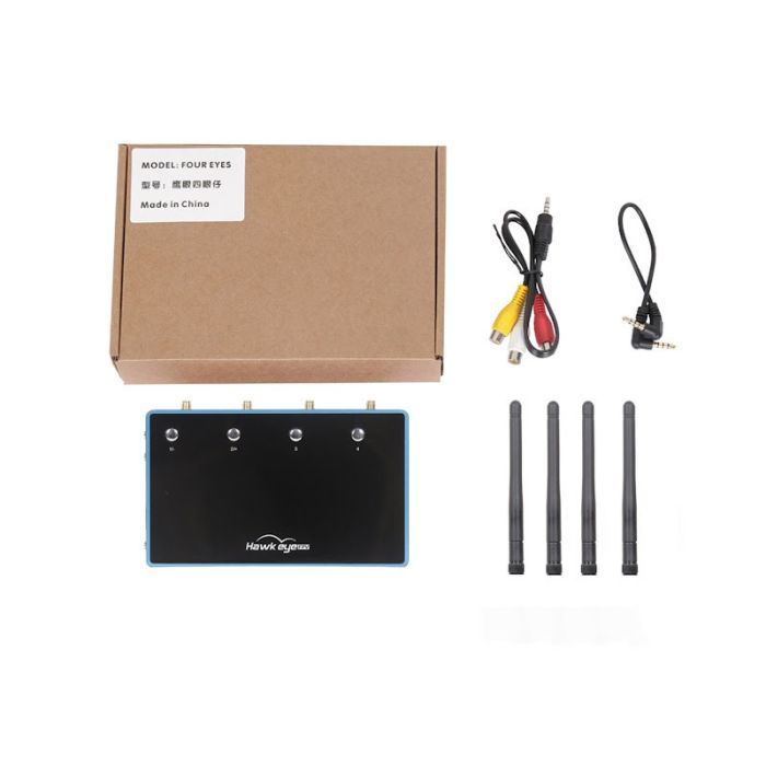 Видеоприемник (VRX) Hawkeye 4 eyes 5.8G 4CH in 1 HDMI AV output box (H4E4) изображение 6