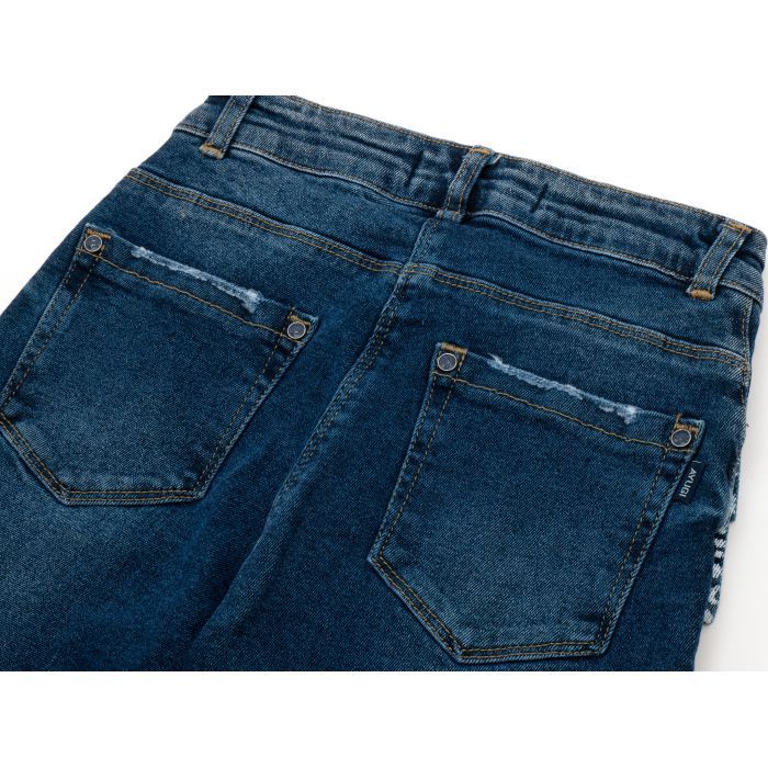 Джинсы детские A-Yugi с карманом (9181-140G-blue) изображение 4