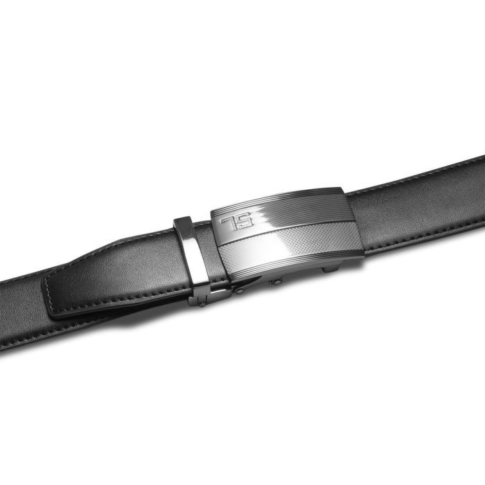 Ремінь Semi Line Чоловічий Шкіряний Black (DAS303139) зображення 2