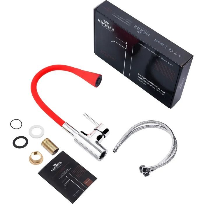 Смеситель Kroner Kuche-C031RED (CV024337) изображение 8