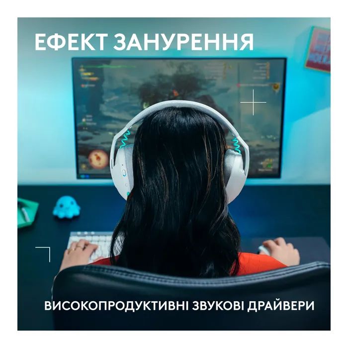 Наушники Logitech G321 Lightspeed Black (981-001563) изображение 5 Наушники Logitech G321 Lightspeed Black (981-001563) изображение 5