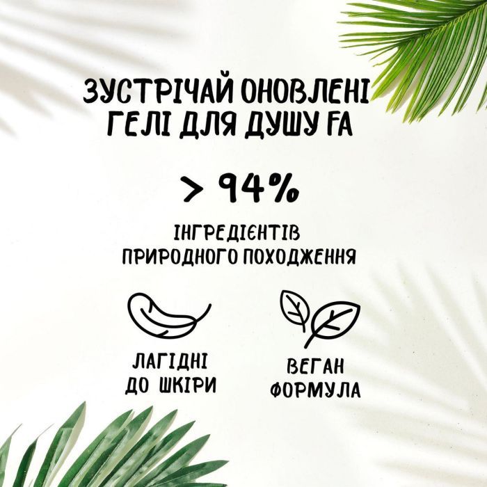 Гель для душа Fa Coconut Milk 750 мл (5201143734639) изображение 6