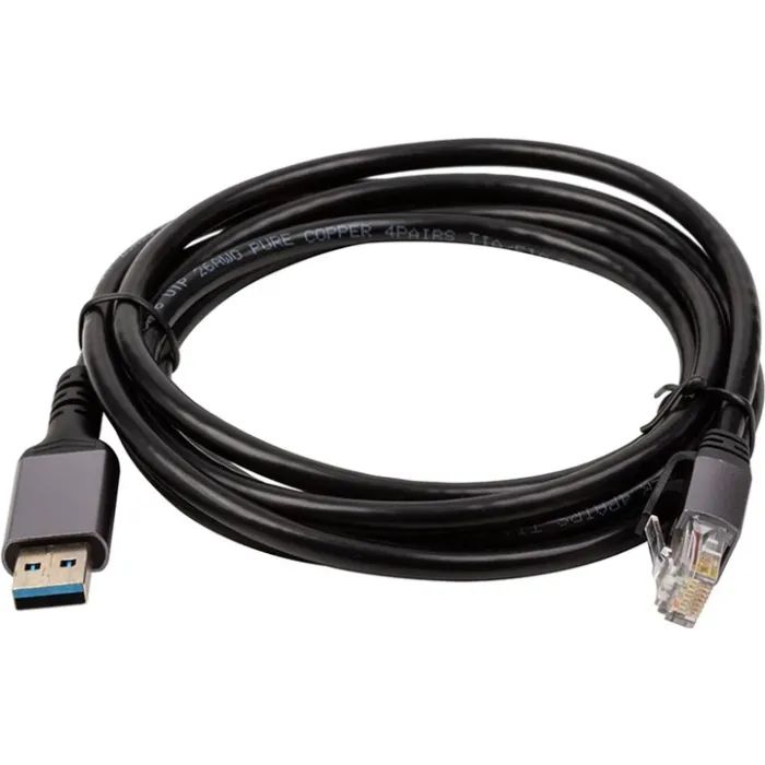 Дата кабель USB AM to RJ45 Ethernet 5.0m CAT6 UTP PowerPlant (CA915002) изображение 2