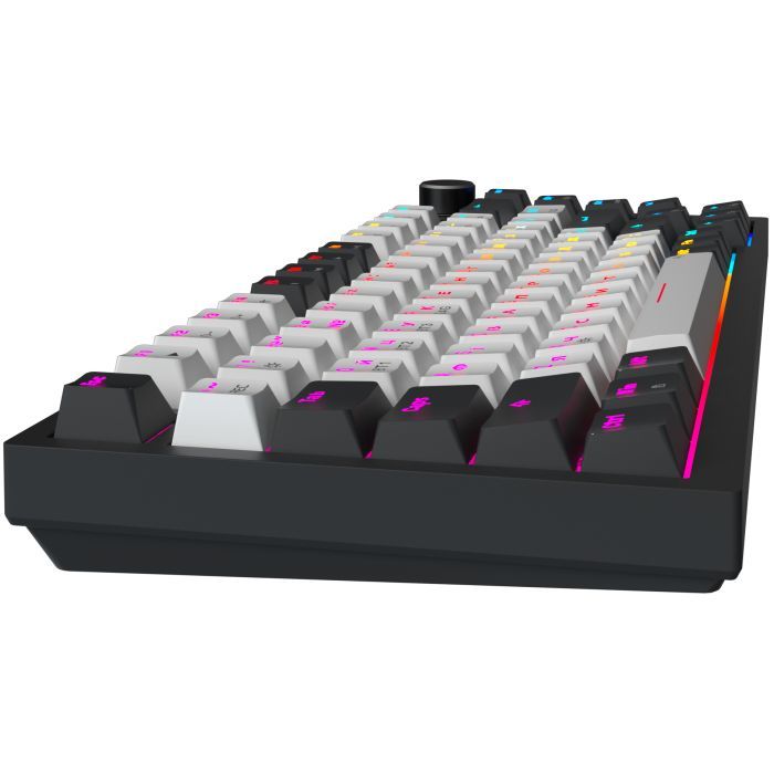 Клавиатура GamePro Asgard Valhalla Pro Rainy Switch Bluetooth/2.4G/USB USB White with display (MK160W-D-Pro) изображение 4