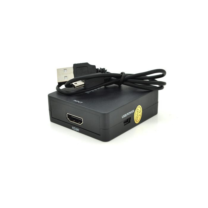 Конвертор 3xRCA F to HDMI F 720P/1080P black Voltronic (YT-CM-AV/HDMI/B)
