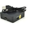 Конвертор 3xRCA F to HDMI F 720P/1080P black Voltronic (YT-CM-AV/HDMI/B)