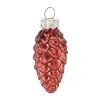 Ялинкова іграшка Chomik скляні прикраси Шишки 16 шт, 3х6 см, червоні (5900779882119_3) зображення 3