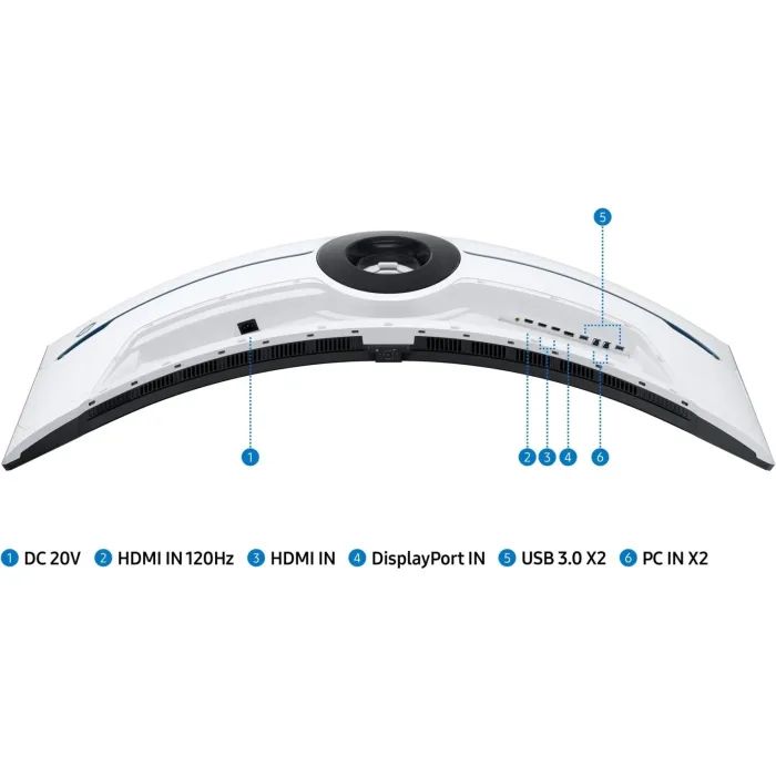 Монитор Samsung LS57CG952NZXUA изображение 10