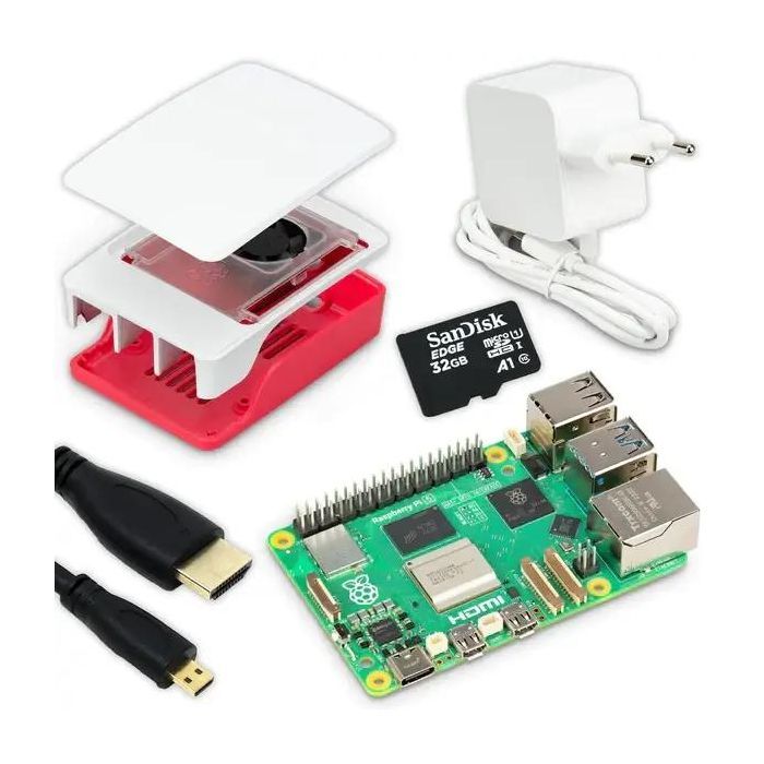 Мікро ПК Raspberry Pi 5 16Gb KIT (EU) (RPI5-KIT-16GB-EU)