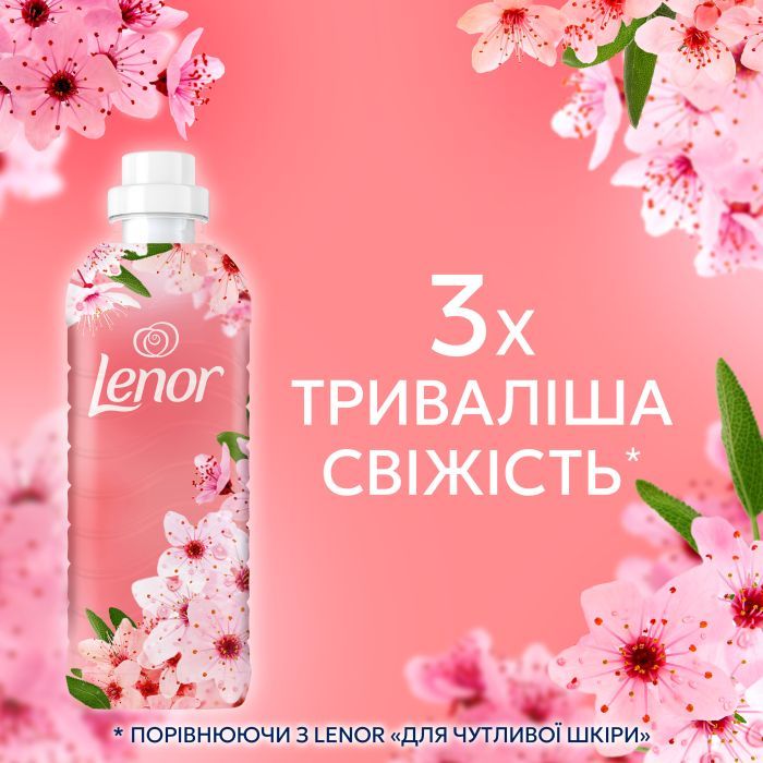 Кондиционер для белья Lenor Вишневый цвет и шалфей 987 мл (8700216724197) изображение 7