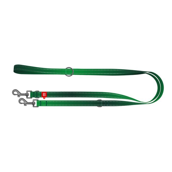 Поводок для собак WAUDOG Nylon Mono светоотражающий М черный (46481) изображение 2