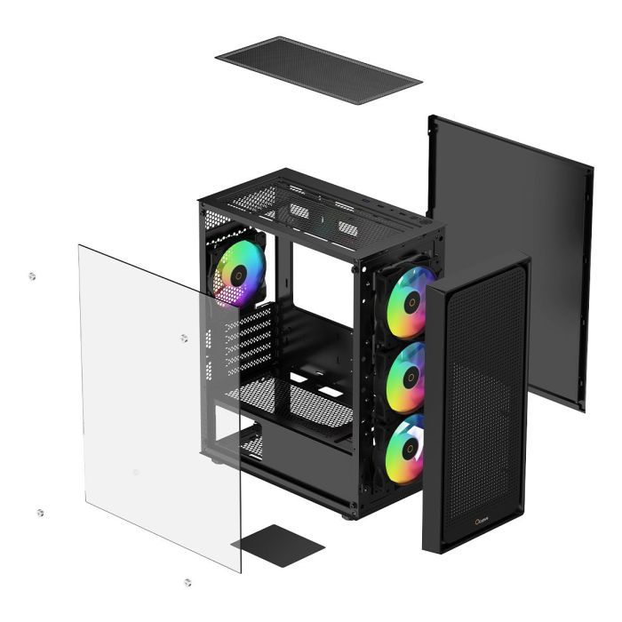 Корпус для ПК OCYPUS GAMMA C50 BK ARGB (GAMMA-C50-BKG400XX-GL) зображення 8