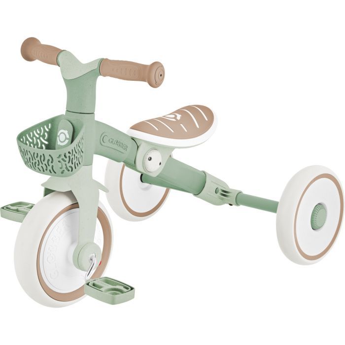 Дитячий велосипед Globber Learning trike plus 2 в 1 кокосовий (737-466)