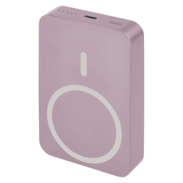 Батарея універсальна EMOS 10000mAh WI1046, 20W, Wireless, salmon (B0551S) зображення 2
