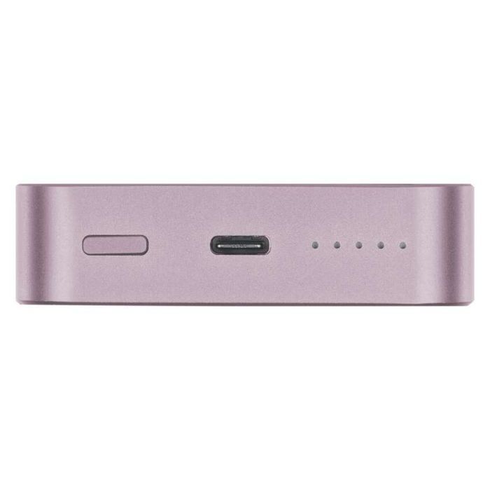 Батарея універсальна EMOS 10000mAh WI1046, 20W, Wireless, salmon (B0551S) зображення 4