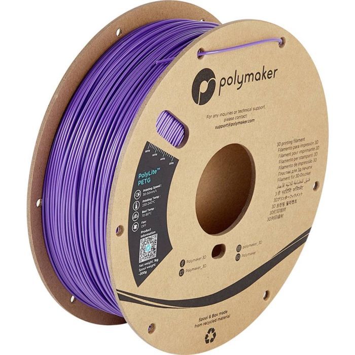 Пластик для 3D-принтера Polymaker PETG 1,75mm 1kg PURPLE (PB01008)