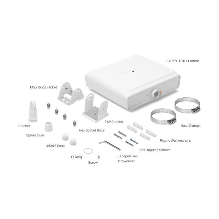 Точка доступа Wi-Fi TP-Link EAP650-D30-OUTDOOR изображение 8