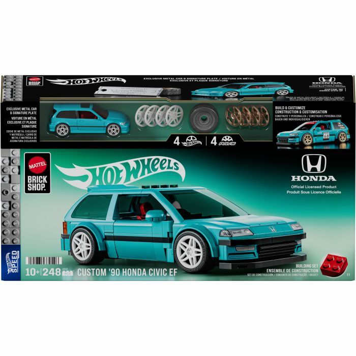 Конструктор Mattel Brick Shop Speed Honda Custom 90 Civic EF (JHF62) изображение 3