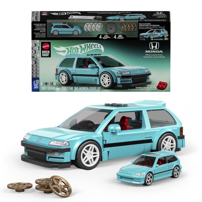 Конструктор Mattel Brick Shop Speed Honda Custom 90 Civic EF (JHF62) изображение 4