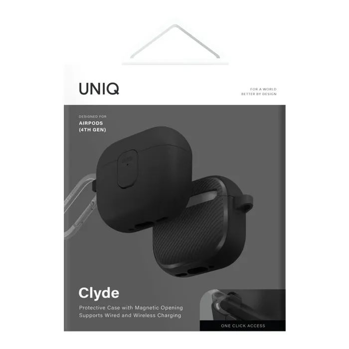 Чехол для наушников Uniq Clyde для AirPods 4 Lock Case Blue (8886463693209) изображение 5