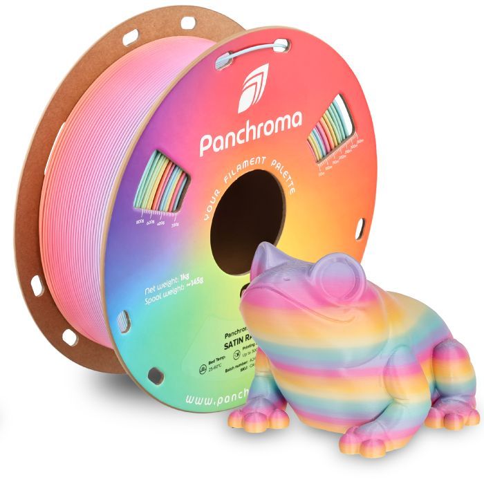 Пластик для 3D-принтера Polymaker PLA PANCHROMA GRADIENT SATIN 1,75mm 1kg RAINBOW (CA05001) зображення 5