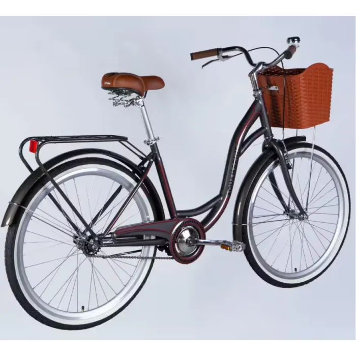 Велосипед Dorozhnik 26" AQUAMARINE BH рама-17" ST 2026 сірий (OPS-D-26-356) зображення 3