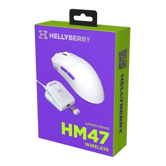 Мышка Hator Hellyberry HM47 Wireless White/Violet (HM47_white_violet) изображение 10