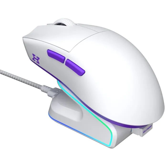 Мышка Hator Hellyberry HM47 Wireless White/Violet (HM47_white_violet) изображение 8
